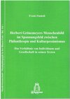 Buchcover Herbert Grönemeyers Menschenbild im Spannungsfeld zwischen Philanthropie und Kulturpessimismus