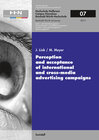 Buchcover Perceptiopn and acceptance of internatinal and cross-media advertising campaigns