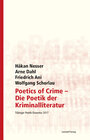 Buchcover Poetics of Crime - Die Poetik der Kriminalliteratur