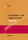 Buchcover Architekten- und Ingenieurrecht kompakt
