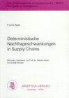 Buchcover Deterministische Nachfrageschwankungen in Supply Chains