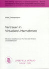 Buchcover Vertrauen in Virtuellen Unternehmen