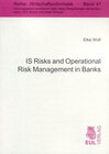 Buchcover IS Risks and Operational Risk Management in Banks