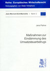 Buchcover Massnahmen zur Eindämmung des Umsatzsteuerbetrugs