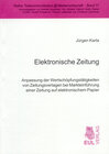 Buchcover Elektronische Zeitung