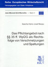 Buchcover Das Pflichtangebot nach §§ 35 ff. WpÜG als Rechtsfolge von Verschmelzungen und Spaltungen