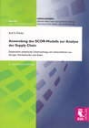 Buchcover Anwendung des SCOR-Modells zur Analyse der Supply Chain