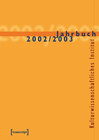 Buchcover Jahrbuch 2002/2003