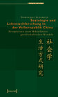 Buchcover Soziologie und Lebensstilforschung in der Volksrepublik China