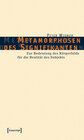 Buchcover Metamorphosen des Signifikanten