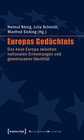 Buchcover Europas Gedächtnis