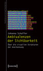 Buchcover Ambivalenzen der Sichtbarkeit