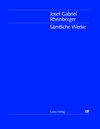 Buchcover Sämtliche Werke / Josef Gabriel Rheinberger: Messen für gemischten Chor II. Werke mit Orgel