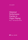 Buchcover Historical Performance Practice in Organ Playing