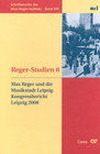 Buchcover Reger-Studien 8