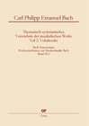 Buchcover Carl Philipp Emanuel Bach: Thematisch-systematisches Verzeichnis der musikalischen Werke