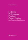 Buchcover Historical Performance Practice in Organ Playing