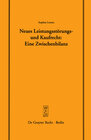 Buchcover Neues Leistungsstörungs- und Kaufrecht