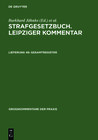 Buchcover Strafgesetzbuch. Leipziger Kommentar / Gesamtregister