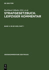 Buchcover Strafgesetzbuch. Leipziger Kommentar / §§ 80-145d