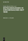 Buchcover Entscheidungen in Kirchensachen seit 1946 / 1.1. - 31.12.2001