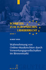 Buchcover Wahrnehmung von Online-Musikrechten durch Verwertungsgesellschaften im Binnenmarkt