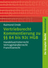 Buchcover Vertriebsrecht