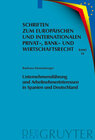 Buchcover Unternehmensführung und Arbeitnehmerinteressen in Spanien und Deutschland