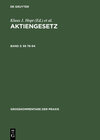 Buchcover Aktiengesetz / §§ 76-94