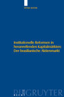 Buchcover Institutionelle Reformen in heranreifenden Kapitalmärkten: Der brasilianische Aktienmarkt