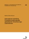 Buchcover International orientierte Produktinnovationspolitik globalisierter Versicherungsunternehmen
