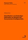 Buchcover Klassifikation unvollständiger Datensätze am Beispiel des Konsumenten-Kreditgeschäfts