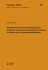 Buchcover Identifikation kritischer Erfolgsfaktoren deutscher Lebensversicherungsunternehmen auf Basis einer Jahresabschlussanalys