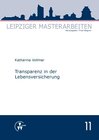 Buchcover Transparenz in der Lebensversicherung