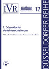 Buchcover 2. Düsseldorfer Verkehrsrechtsforum