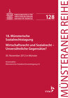 Buchcover 18. Münsterische Sozialrechtstagung