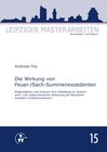 Buchcover Die Wirkung von Feuer-/Sach-Summenexzedenten