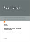 Buchcover Psychosoziale Kosten turbulenter Veränderungen