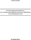 Buchcover Die Entscheidung BVerfGE 89, 1 zum verfassungsrechtlichen Schutz des Mietbesitzes aus zivilrechtlicher Sicht