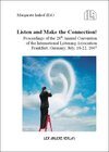Buchcover Listen and Make the Connection! Proceedings of the 28th Annual Convention of the International Listening Association, Fr