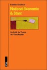 Buchcover Nationalökonomie & Staat