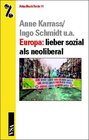 Buchcover Europa: Lieber sozial als neoliberal