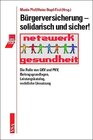 Buchcover Bürgerversicherung – solidarisch und sicher!