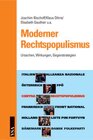 Buchcover Moderner Rechtspopulismus