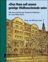 Buchcover 'Dies Haus soll unsere geistige Waffenschmiede sein'