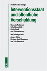 Buchcover Interventionsstaat und öffentliche Verschuldung