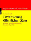 Buchcover Privatisierung öffentlicher Güter
