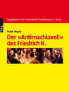 Buchcover Der 'Antimachchiavell' Friedrich II.