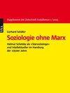 Buchcover Soziologie ohne Marx