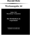 Buchcover Bd. 44 Miscellenae/Vermischtes